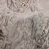 Metallic Rose Gold, Orchid and Dusty Lilac Splattered Stripe Luxury Brocade Panel