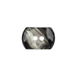 Smoke Swirls Rectangular 2-Hole Plastic Button - 32L/20mm