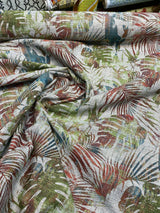Swavelle Dain Tree Branches Chenille Upholstery Fabric - Multi Color Tree Branches, 58" Width (1 Yard)