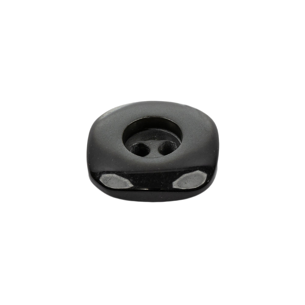 Smoked Iridescent Deepwell 2-Hole Plastic Button - 32L/20mm