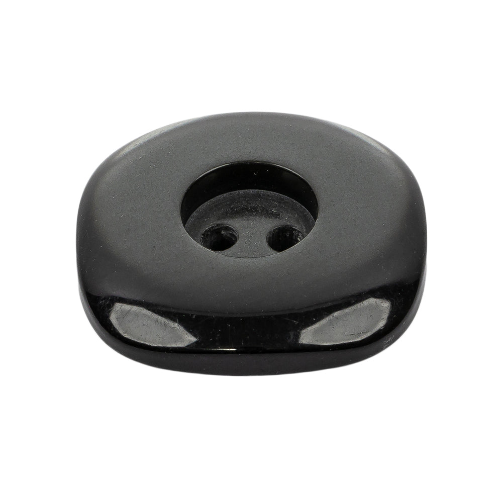 Smoked Iridescent Deepwell 2-Hole Plastic Button - 44L/28mm