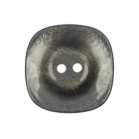 Smoked Iridescent Deepwell 2-Hole Plastic Button - 44L/28mm