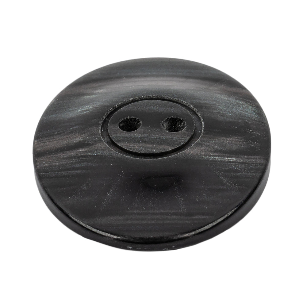Smoky Sunset Striated Iridescent 2-Hole Oval Button - 54L/34mm