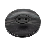 Smoky Sunset Striated Iridescent 2-Hole Oval Button - 54L/34mm