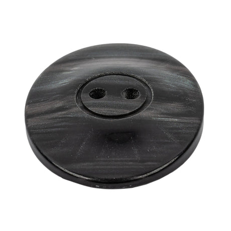 Smoky Sunset Striated Iridescent 2-Hole Oval Button - 54L/34mm