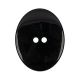 Smoky Sunset Striated Iridescent 2-Hole Oval Button - 54L/34mm