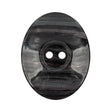 Smoky Sunset Striated Iridescent 2-Hole Oval Button - 54L/34mm