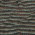 Tan, Baby Blue and Red Striped Chunky Boucle Sweater Knit