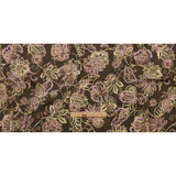 Cotton Poplin Print - Olive, Yellow and Lavender Floral - Mood Exclusive Floral Mirage