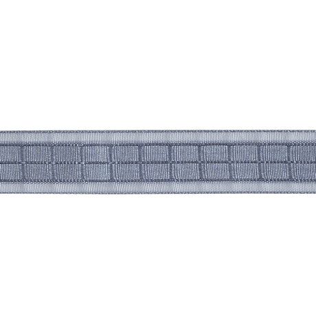 Gray Squares and Sheer Borders Ribbon - 0.5625"