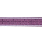 Purple Squares and Sheer Borders Ribbon - 0.5625"