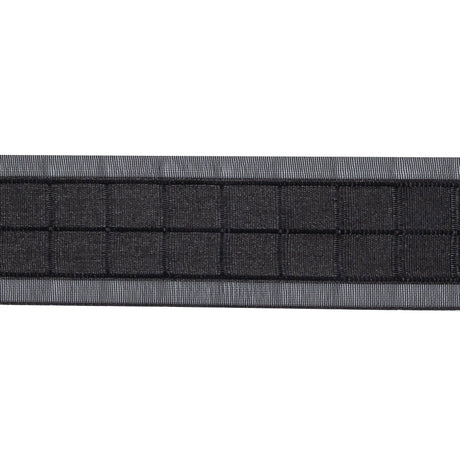 Black Squares and Sheer Borders Ribbon - 1"