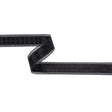 Black Squares and Sheer Borders Ribbon - 1"
