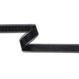 Black Squares and Sheer Borders Ribbon - 1"
