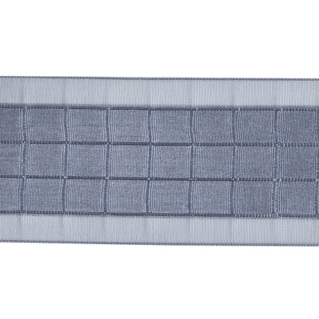Gray Squares and Sheer Borders Ribbon - 36mm