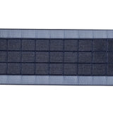 Navy Squares and Sheer Borders Ribbon - 36mm