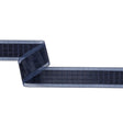 Navy Squares and Sheer Borders Ribbon - 36mm