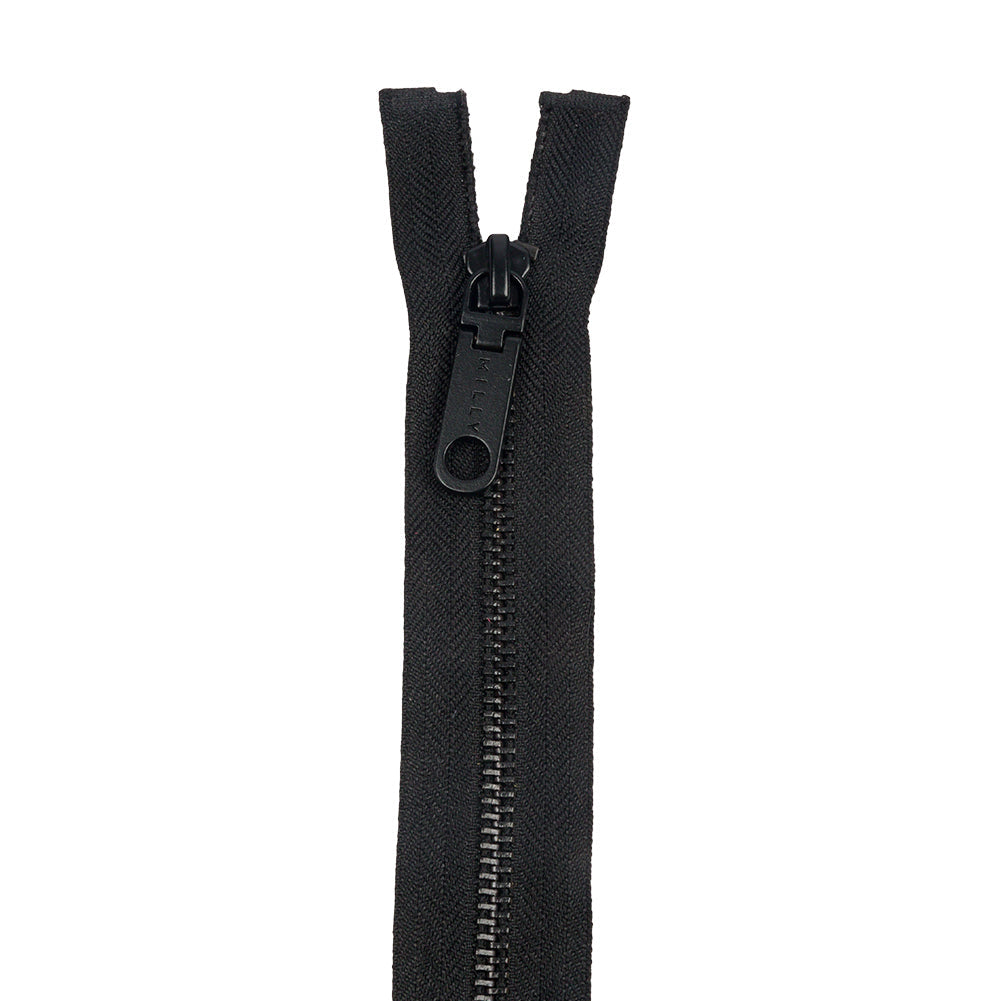 Milly Black T5 Open End Metal Zipper - 36"