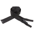 Milly Black T5 Open End Metal Zipper - 36"