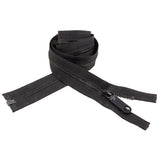 Milly Black T5 Open End Metal Zipper - 36"