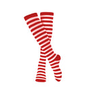 Striped Knee Socks For Adults Costume Accessory