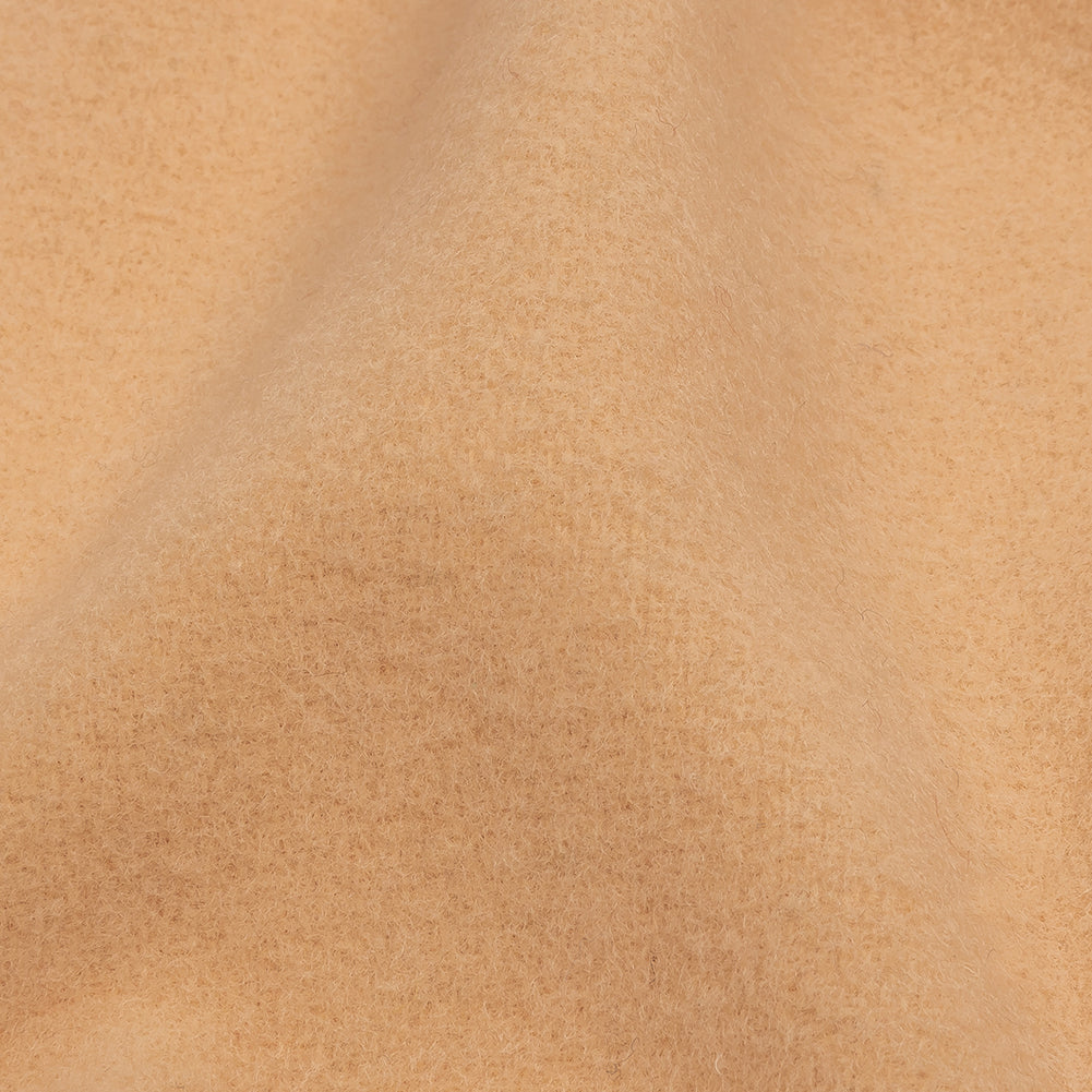 Wool and Cashmere Coating Made in Italy - Beige - Alberini Collection