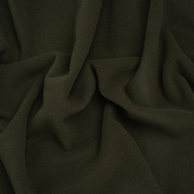 Wool and Cashmere Coating Made in Italy - Olive - Alberini Collection