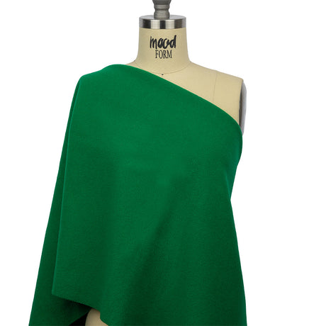 Wool and Cashmere Coating Made in Italy - Kelly Green - Alberini Collection
