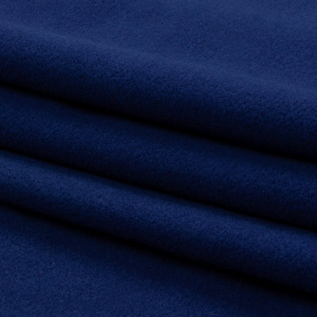 Wool and Cashmere Coating Made in Italy - Cobalt Blue - Alberini Collection