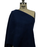 Wool and Cashmere Coating Made in Italy - Navy - Alberini Collection