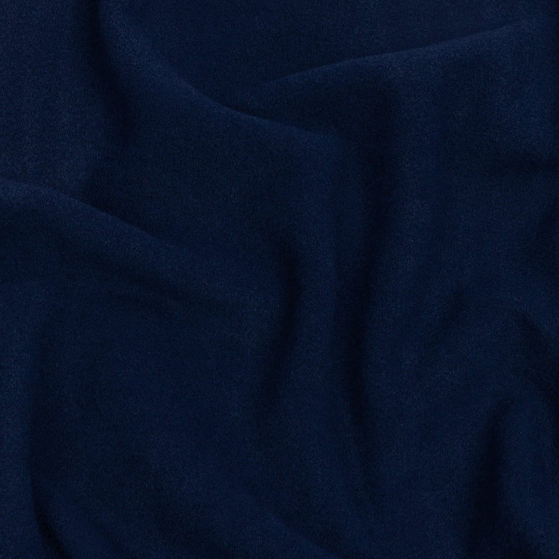 Wool and Cashmere Coating Made in Italy - Navy - Alberini Collection