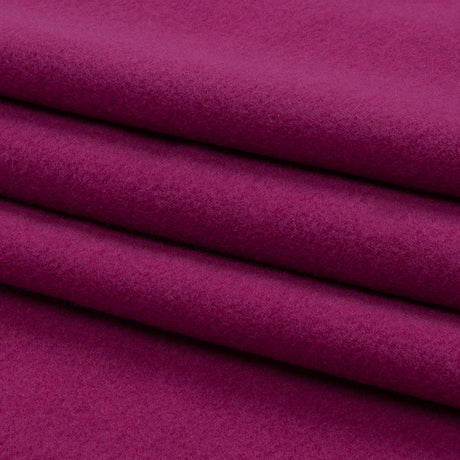 Wool and Cashmere Coating Made in Italy - Rose Violet - Alberini Collection