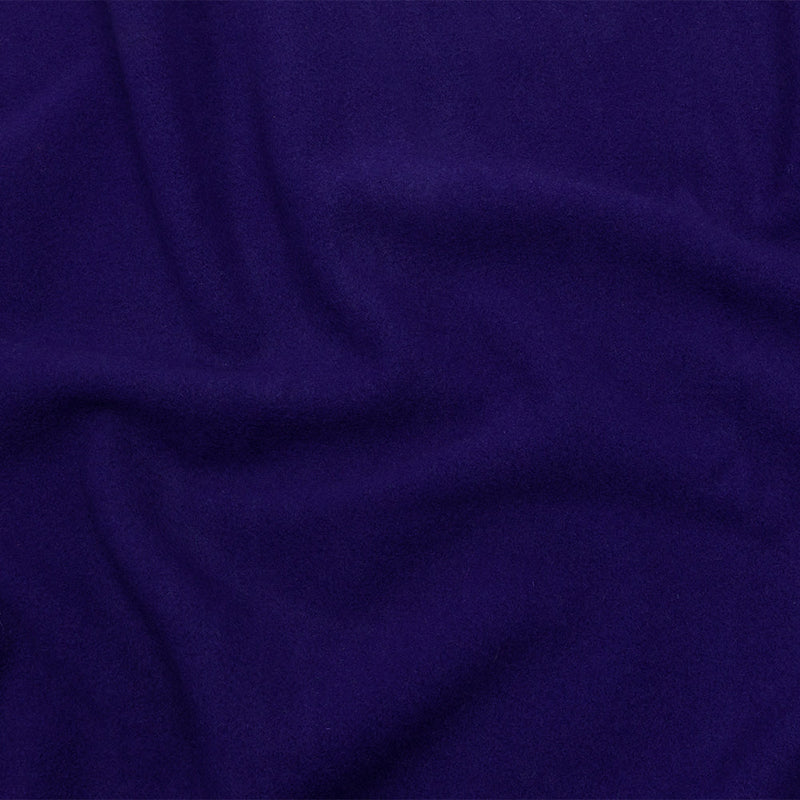 Wool and Cashmere Coating Made in Italy - Blue Violet - Alberini Collection