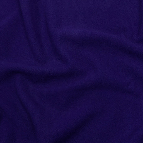 Wool and Cashmere Coating Made in Italy - Blue Violet - Alberini Collection