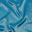 Geometric Jacquard Lining - Country Blue and Aqua Bi-Color