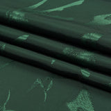 Hummingbirds Jacquard Lining - Hunter Green Tonal