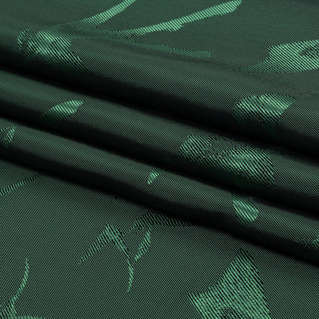 Hummingbirds Jacquard Lining - Hunter Green Tonal