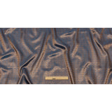 Geometric Jacquard Lining - Blue and Beige Bi-Color