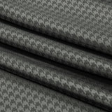 Houndstooth Jacquard Lining - Gray and Charcoal Bi-Color