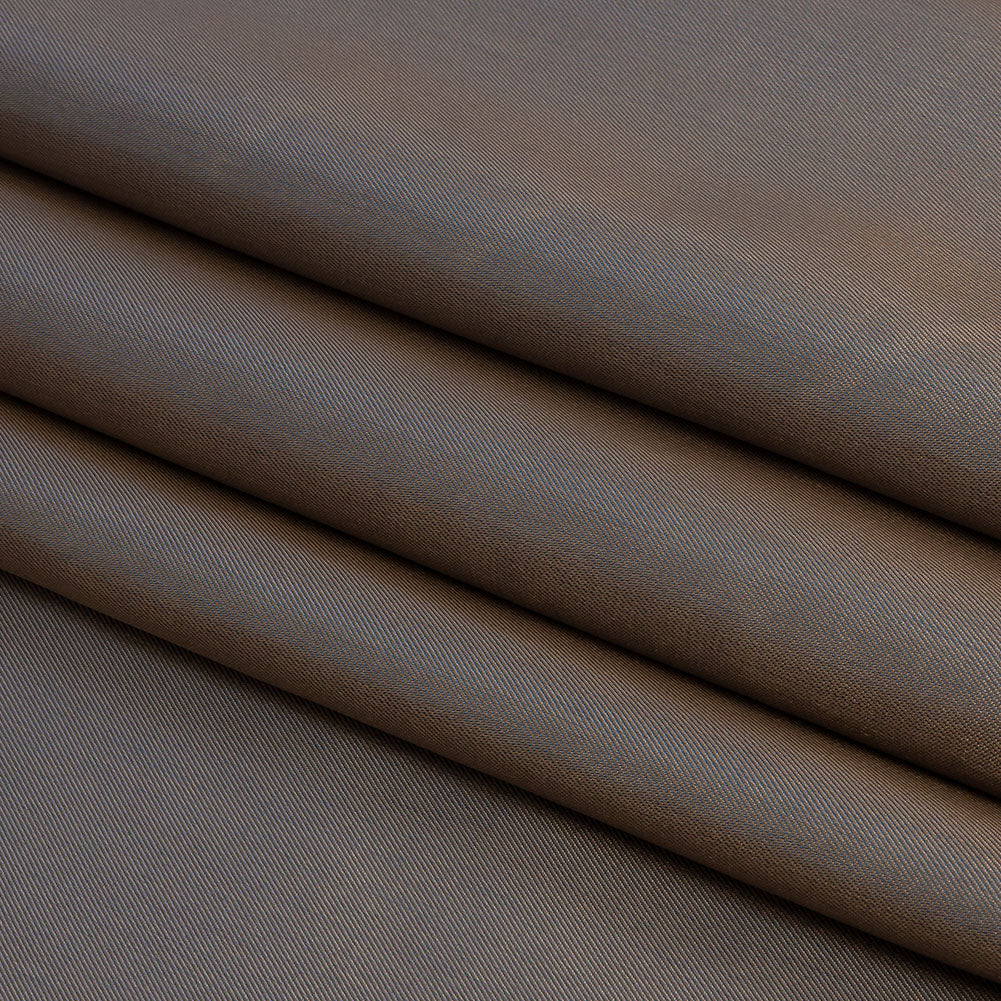 Iridescent Twill Lining - Blue and Beige