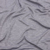 Heathered Gray Stretch Rayon Jersey