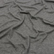 Heathered Gray Stretch Rayon 2x2 Rib Knit