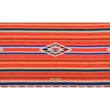 Orange, Yellow and Blue Southwestern Weaving Printed Polyester Woven Panel