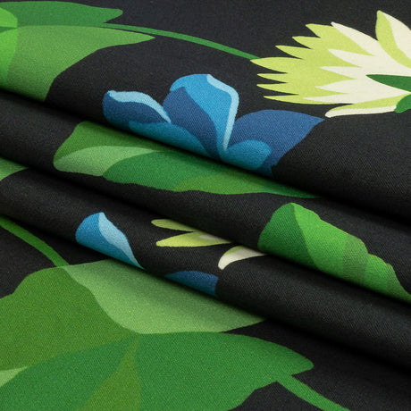 Mood Exclusive Black Highrise Blooms Stretch Cotton Sateen