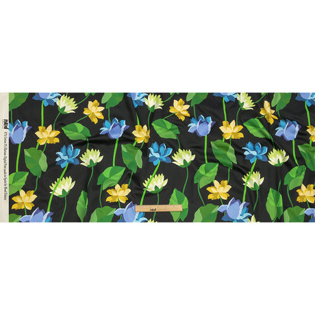 Mood Exclusive Black Highrise Blooms Stretch Cotton Sateen