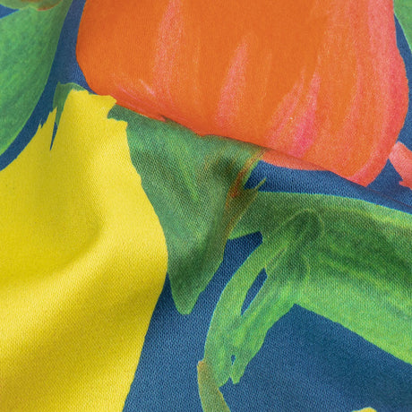 Mood Exclusive Blue Keukenhof Stretch Cotton Sateen
