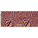 Stretch Cotton Sateen - Pink Abstract Lines - Soundwave Strut Print - Mood Exclusive Groove Collection