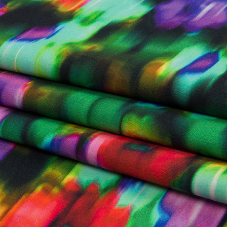Mood Exclusive Large Neon Tears Stretch Cotton Sateen