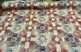 Hot Shot Chenille Upholstery Fabric - Red Blue, 55" Width (By The Yard)