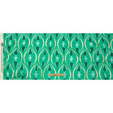 Stretch Cotton Sateen - Green Ogees - Owl Eyes Print - Mood Exclusive Groove Collection